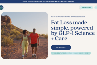 Embody CareGLP homepage showing GLP-1 weight loss services
