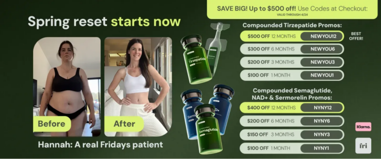 Fridays Health GLP-1 medication product image