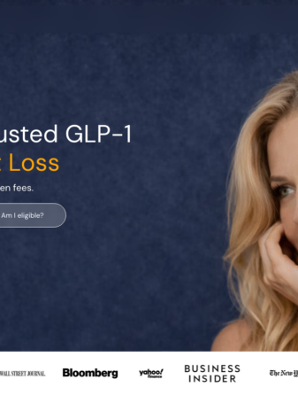 Gala GLP-1 homepage showing GLP-1 weight loss services