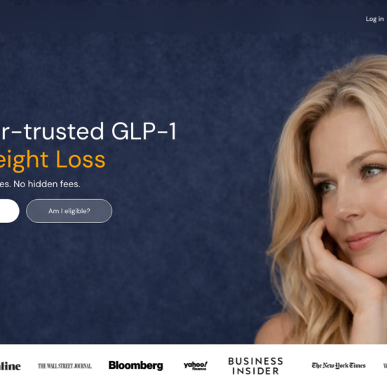 Gala GLP-1 homepage showing GLP-1 weight loss services