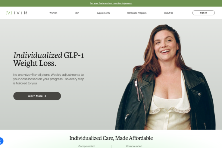 Ivim Health homepage