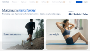 Maximus website homepage screenshot