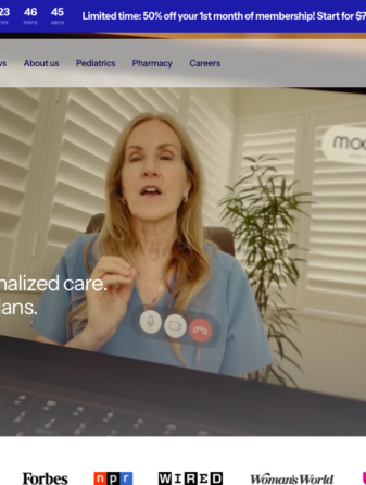 Mochi Health homepage