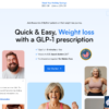 MyStart Health homepage showing GLP-1 weight loss services