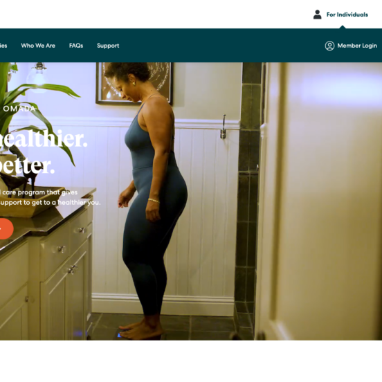 Omada Health homepage
