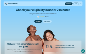 OrderlyMeds homepage