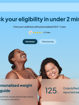 OrderlyMeds homepage