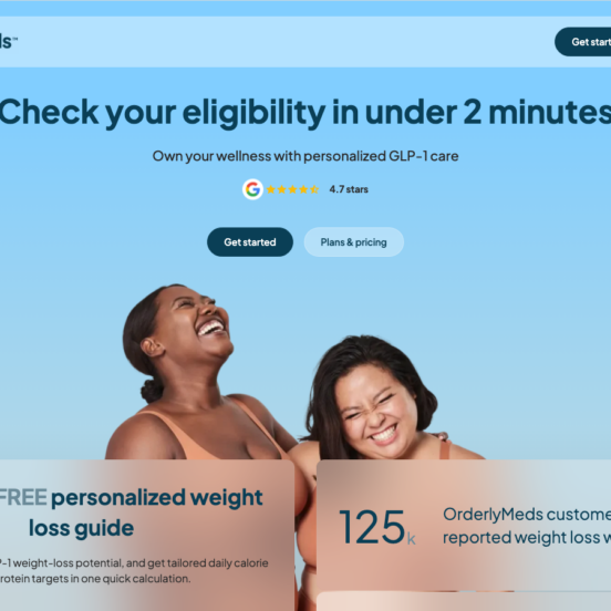 OrderlyMeds homepage