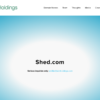Shed homepage showing GLP-1 weight loss services