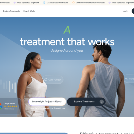 Yucca Health homepage showing GLP-1 weight loss services
